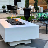 The Outdoor Plus 60" Del Mar Concrete Gas Fire Pit