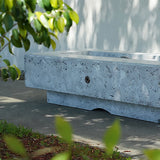 The Outdoor Plus 60" Del Mar Concrete Gas Fire Pit