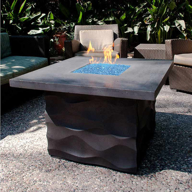 Square Voro Fire Table by American Fyre Designs