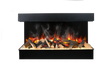 Amantii Signature TruView 75" 3-Sided Built-In Electric Fireplace