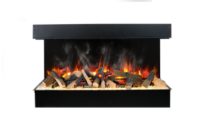 Amantii Signature TruView 75" 3-Sided Built-In Electric Fireplace