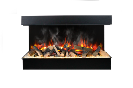 Amantii Signature TruView 75" 3-Sided Built-In Electric Fireplace