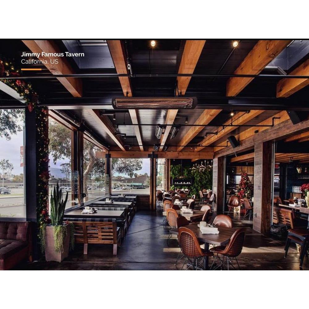 Bromic Tungsten Smart-Heat Electric - patio installation
