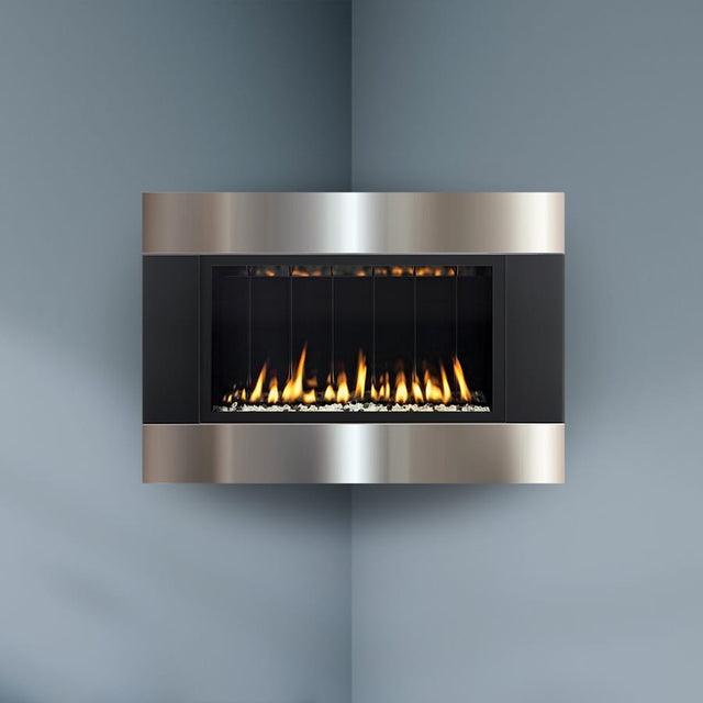 SÓLAS TWENTY6 Modern Wall-Mount, Direct-Vent Gas Fireplace