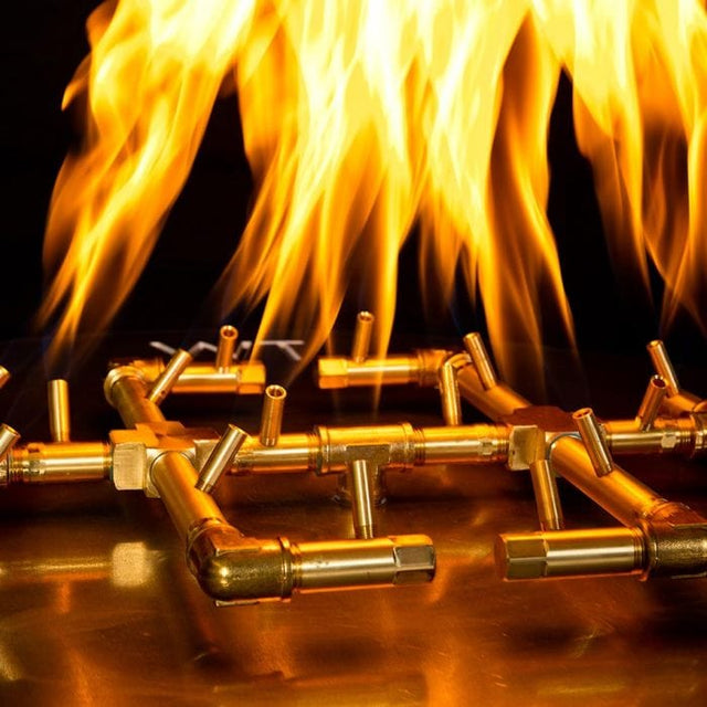 Warming Trends Crossfire CFB Original Brass Gas Fire Pit Burner Kit