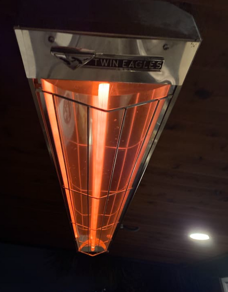 Twin Eagles 61-Inch 3500W Single Element Electric Radiant Heat Patio Heater - 240V - TEEH3524