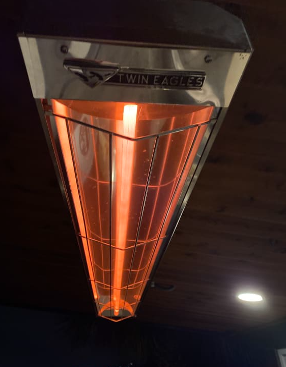 Twin Eagles 61-Inch 3500W Single Element Electric Radiant Heat Patio Heater - 240V - TEEH3524