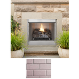 White Stacked refractory panel