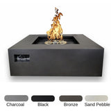 Warming Trends AON 48-inch Powder-Coated Steel 24 VOLT Hot Surface Ignition Square Fire Pit Table