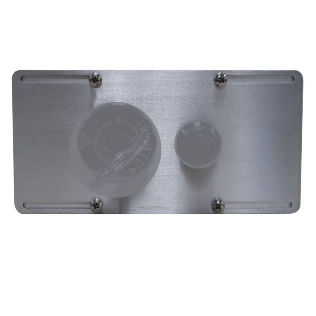 Warming Trends Aluminum Key Valve 11.38 x 4-Inch Mounting Plate MBRBW