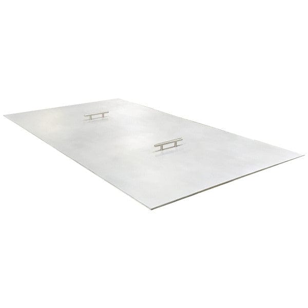 Warming Trends Rectangular 86-91.9 x 24-30-Inch Aluminum Fire Pit Cover (2-Handle) CRR9130