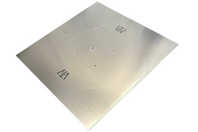 Warming Trends Square 24-inch Aluminum Fire Pit Burner Plate ALPL24S