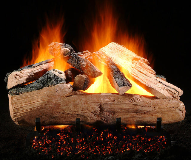 Hargrove 18-21 Inch See Through Vented Log Set Variable Flame with Remote - 18RNST1F5