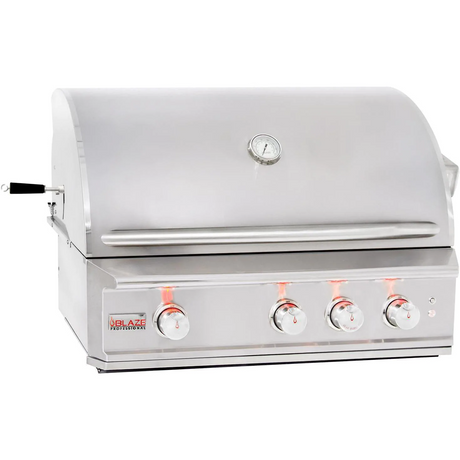 Blaze Professional LUX 34-Inch 3-Burner Built-In Gas Grill With Rear Infrared Burner