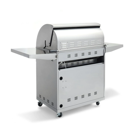Blaze Professional LUX 34-Inch 3-Burner Freestanding Gas Grill With Rear Infrared Burner On Cart