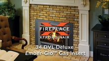 Load and play video in Gallery viewer, Fireplace Xtrordinair 34 DVL Ember-Glo Gas Insert
