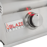 Blaze LTE 32-Inch 4-Burner Freestanding Gas Grill With Rear Infrared Burner & Grill Lights On Cart