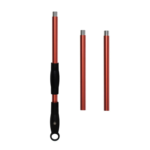 Alfa 48-Inch 5-Piece Pizza Peel Set - Red - AC-5PSET48RD