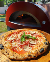 Load image into Gallery viewer, Alfa Allegro 39-Inch Outdoor Wood-Fired Pizza Oven with Base - Freestanding - Antique Red
