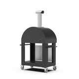 Alfa Classico 2 Pizze Freestanding Gas Pizza Oven with Base - Ardesia Grey