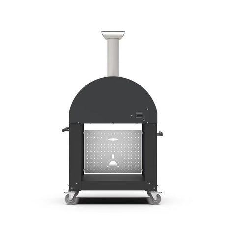 Alfa Classico 2 Pizze Freestanding Gas Pizza Oven with Base - Ardesia Grey
