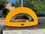 Alfa Forni Allegro 39-inch Wood-Fired Countertop Pizza Oven - Yellow