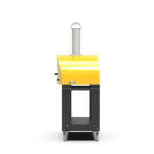 Load image into Gallery viewer, Alfa Moderno 2 Pizze Freestanding Outdoor Gas Pizza Oven with Base - Fire Yellow
