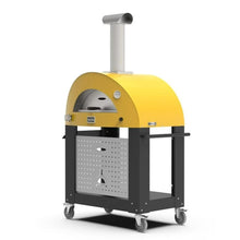Load image into Gallery viewer, Alfa Moderno 2 Pizze Freestanding Outdoor Gas Pizza Oven with Base - Fire Yellow
