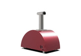 Alfa Moderno 3 Pizze Hybrid Gas Pizza Oven - Antique Red