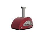 Alfa Moderno 3 Pizze Hybrid Gas Pizza Oven - Antique Red