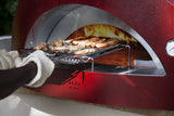 Alfa Moderno 5 Pizze Gas Countertop Outdoor Pizza Oven - Antique Red