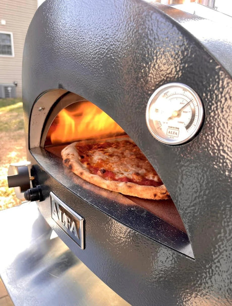 Alfa Moderno Portable Propane Gas Fired Pizza Oven - Grey