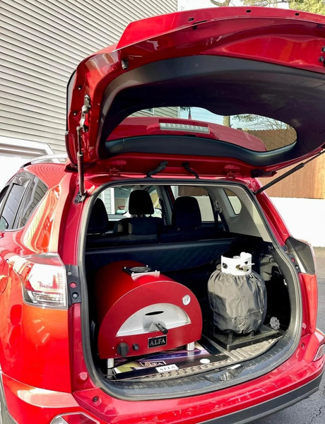 Alfa Moderno Portable Propane Gas Fired Pizza Oven - Grey