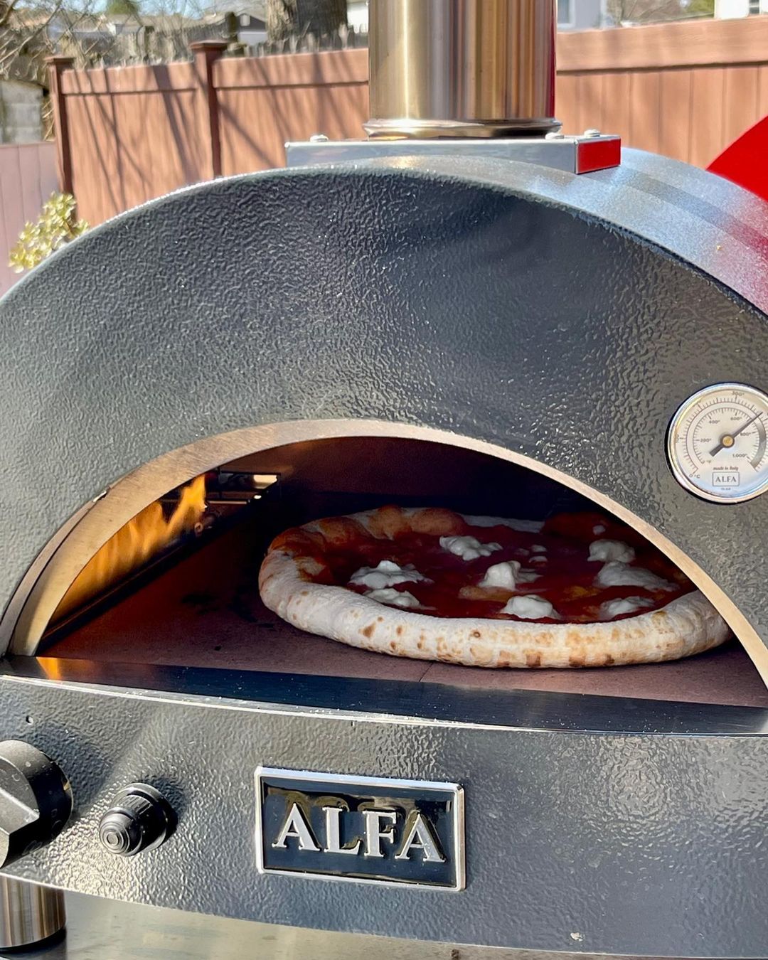 Alfa Moderno Portable Propane Gas Fired Pizza Oven - Grey – NYC