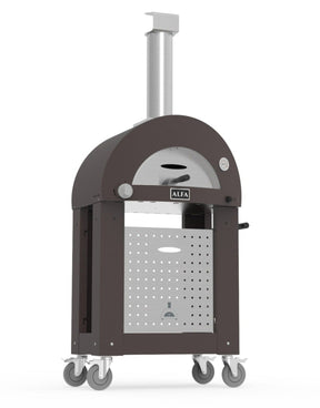 Alfa Nano Wood Fired Freestanding Pizza Oven on Cart - Copper