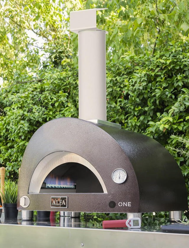 Alfa One Nano Outdoor Gas Pizza Oven - Copper