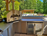 Alfa Stone Oven Medium 27-Inch Outdoor Countertop Natural Gas Pizza Oven - Copper - FXSTONE-M