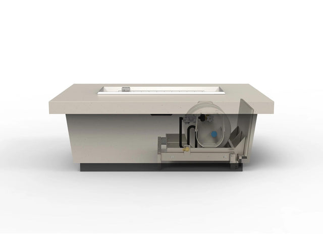 American Fyre Designs Contempo LP Select Fire Table (Propane Drawer Tank Model)