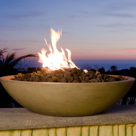 American Fyre Designs Marseille Gas Fire Bowl With All-Weather Electronic Ignition System