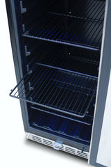 American Made Grills 15" 3.2c Outdoor Rated Fridge with Glass Door