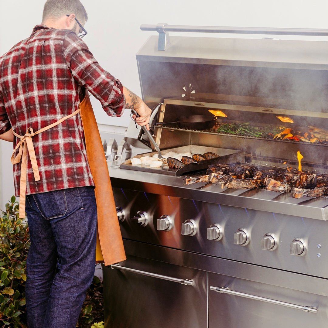 Gas shop wood grill