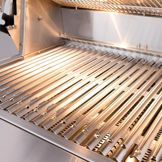 American Made Grills Encore 54-Inch Freestanding Hybrid Grill - Gas Wood & Charcoal