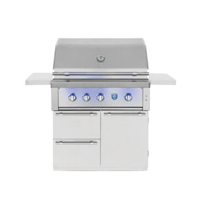 American Made Grills Estate 42-Inch Grill Cart - shown with Estate grill head (sold separately)