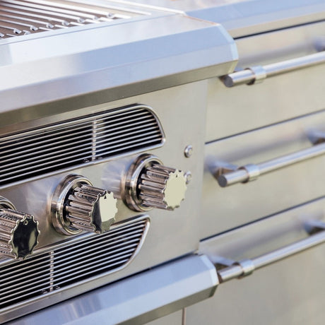 American Made Grills Muscle 36-Inch Freestanding Hybrid Grill on Cart - Natural Gas - MUSFS36-NG
