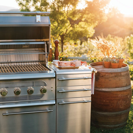 American Made Grills Muscle 36-Inch Freestanding Hybrid Grill - Propane - MUSFS36-LP