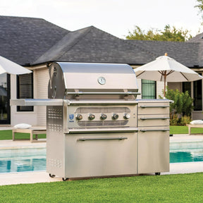 American Made Grills Muscle 36-Inch Freestanding Hybrid Grill - Propane - MUSFS36-LP