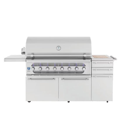 American Made Grills Muscle 54-Inch Freestanding Hybrid Grill - Natural Gas - MUSFS54-NG