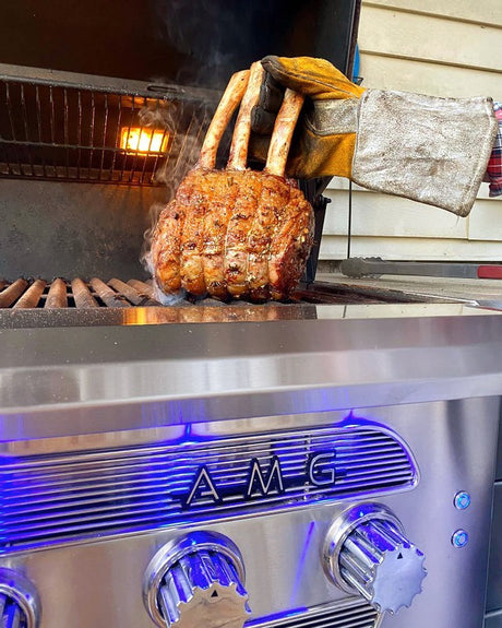 American Made Grills Muscle 54-Inch Freestanding Hybrid Grill - Propane - MUSFS54-LP