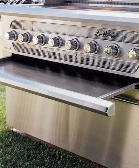 American Made Grills Encore/Muscle 54-Inch Grill Cart - storage detail