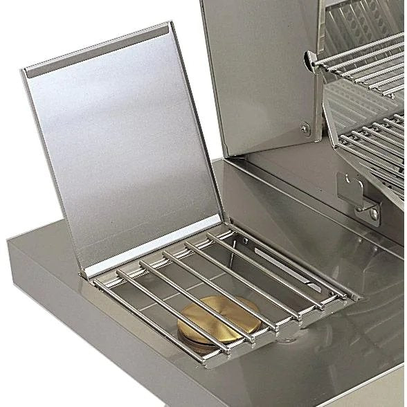 American Outdoor Grill T-Series 36-Inch 3-Burner Propane Gas Grill W/ Rotisserie & Single Side Burner Freestanding On Cart - 36PCT